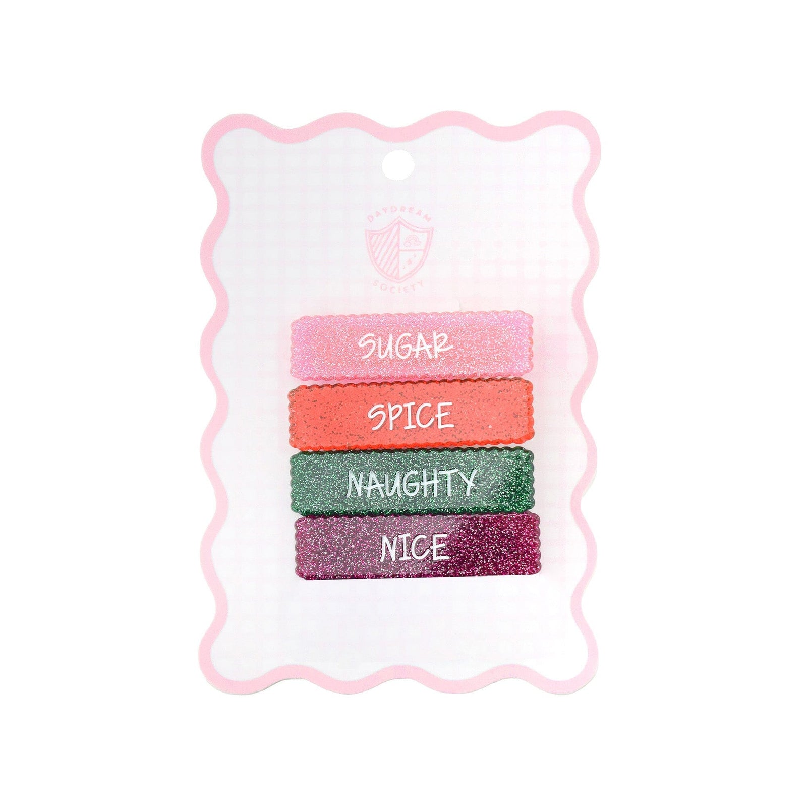 Baking Spirits Bright Sugar Spice Naughty Nice Hair Clip Set, Daydream Society