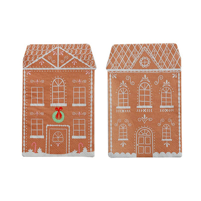 Baking Spirits Bright Tall Gingerbread House Guest Napkins, Daydream Society