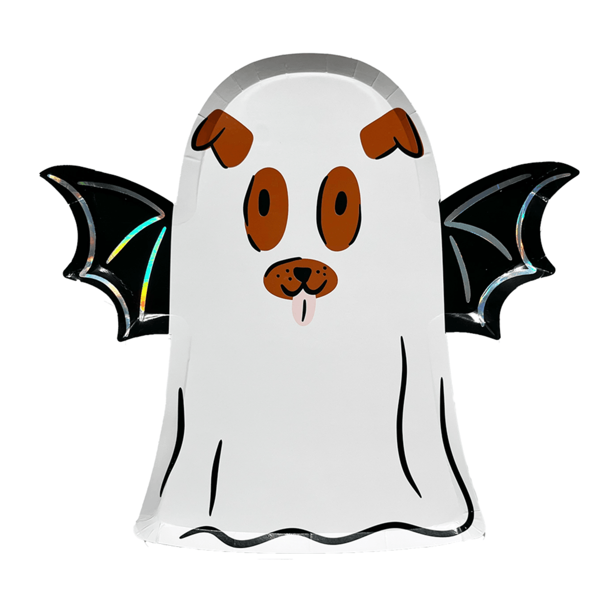 Trick or Treat Street Dog Ghost Large Plates, Daydream Society