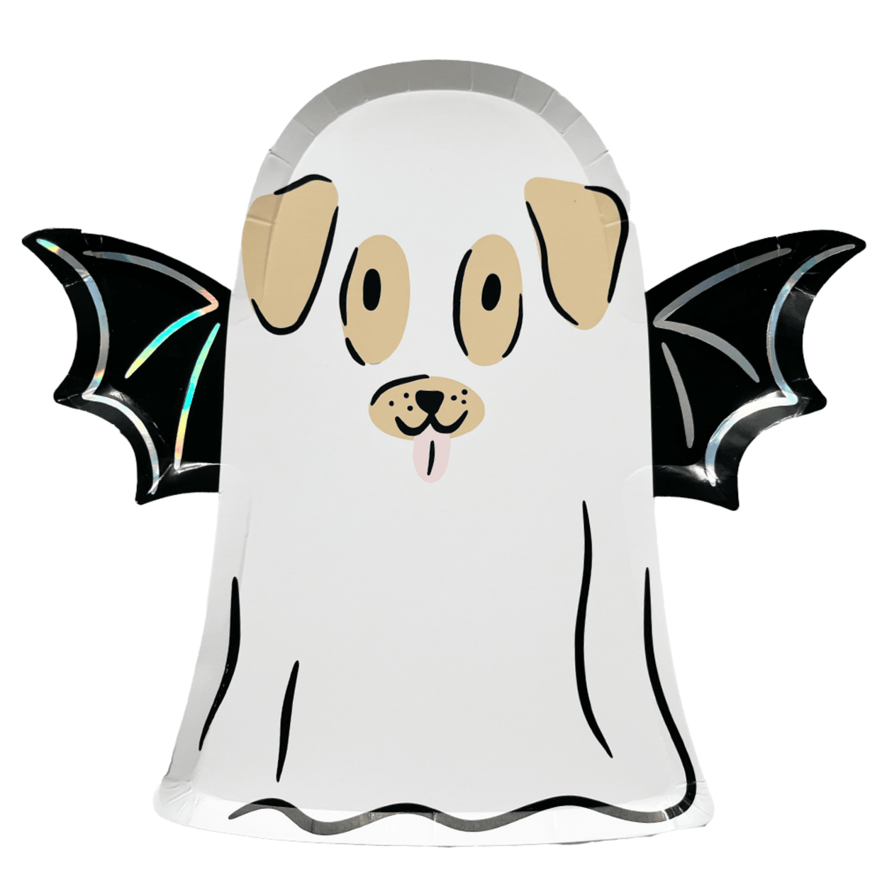 Trick or Treat Street Dog Ghost Large Plates, Daydream Society