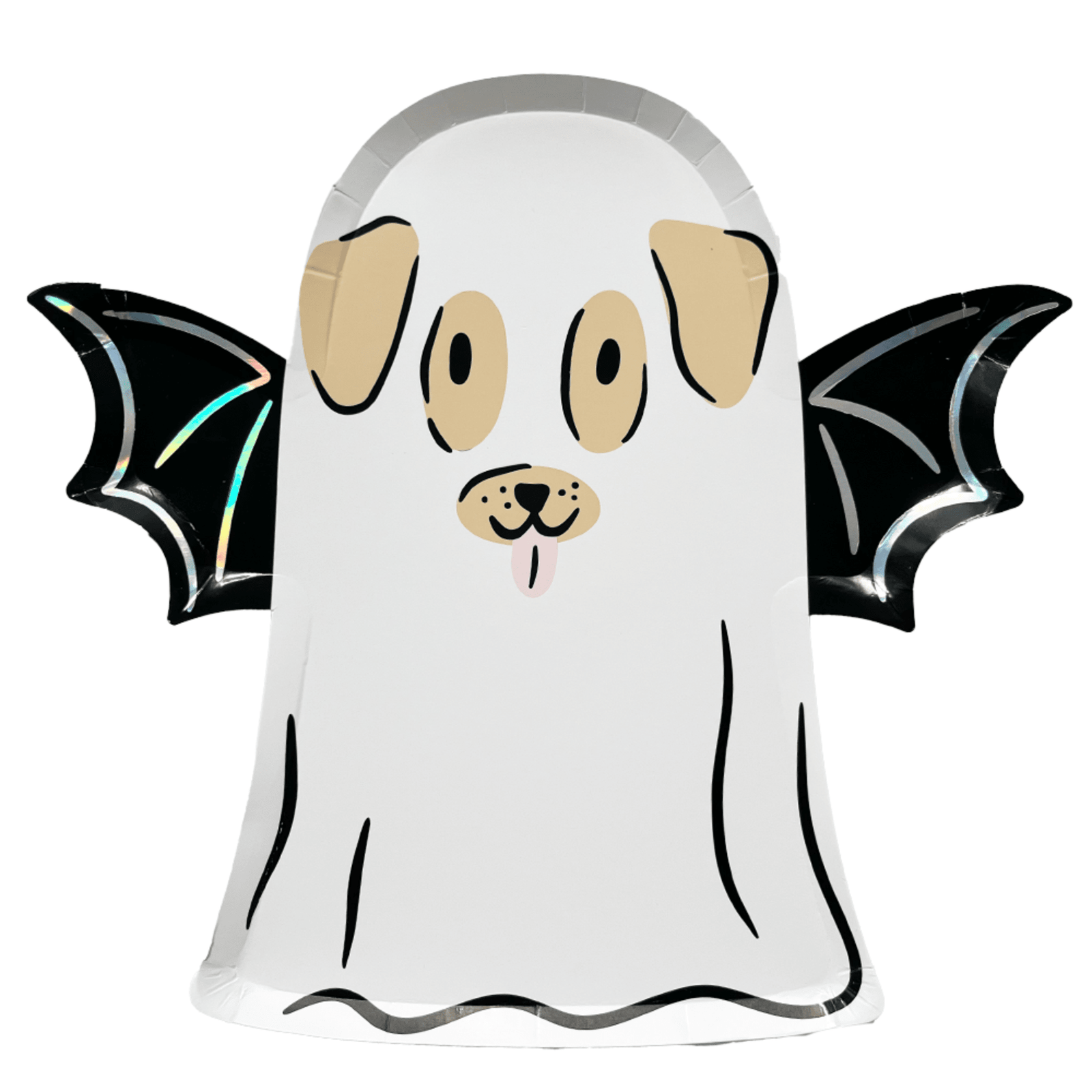 Trick or Treat Street Dog Ghost Large Plates, Daydream Society