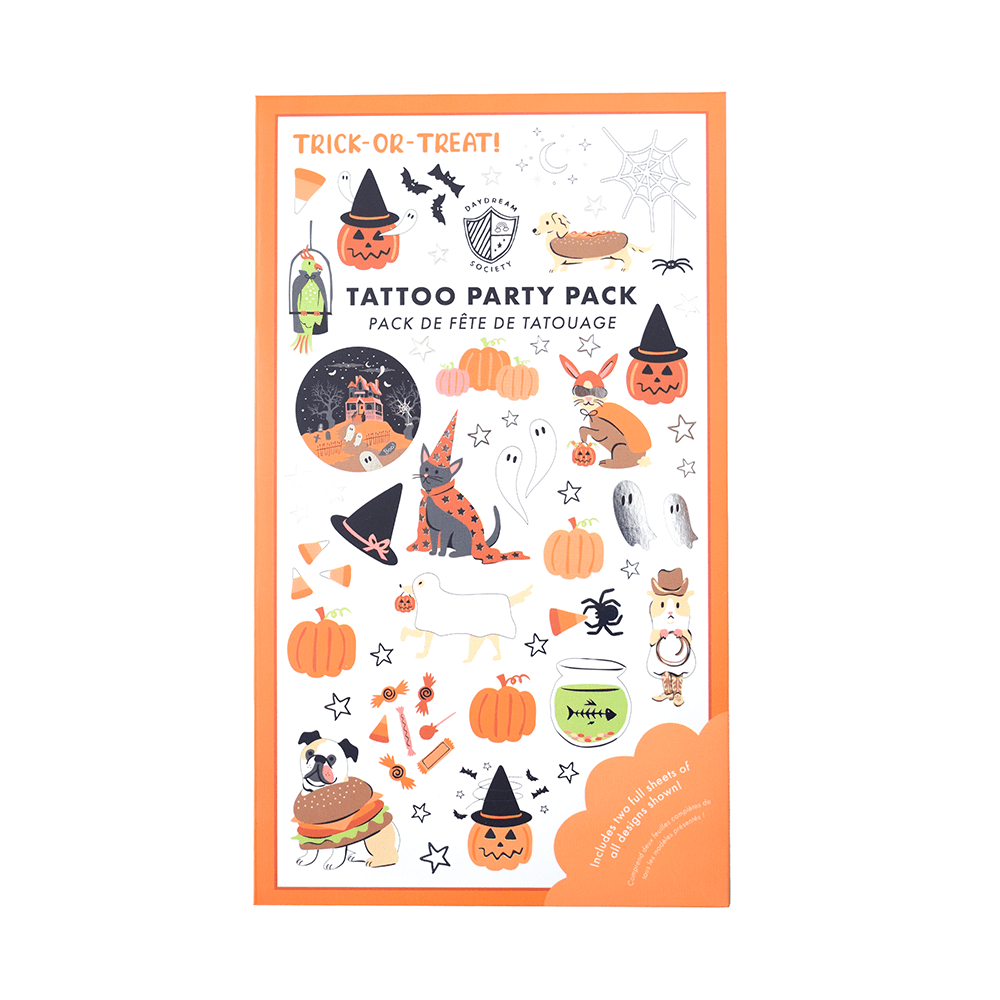 Trick or Treat Street Tattoo Party Pack, Daydream Society