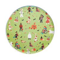 Trick or Treat Street Kids in Costume Large Plates, Daydream Society