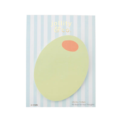 Olive Sticky Notes, Jollity & Co