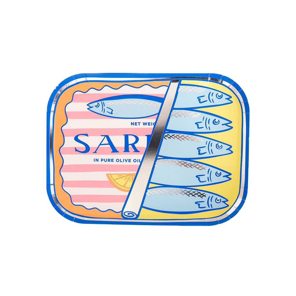 Le Dinner Sardine Can Dinner Plates, Jollity & Co