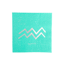 Zodiac Aquarius Large Napkins, Jollity & Co