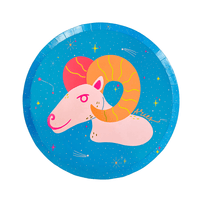 Zodiac Aries Dinner Plates, Jollity & Co
