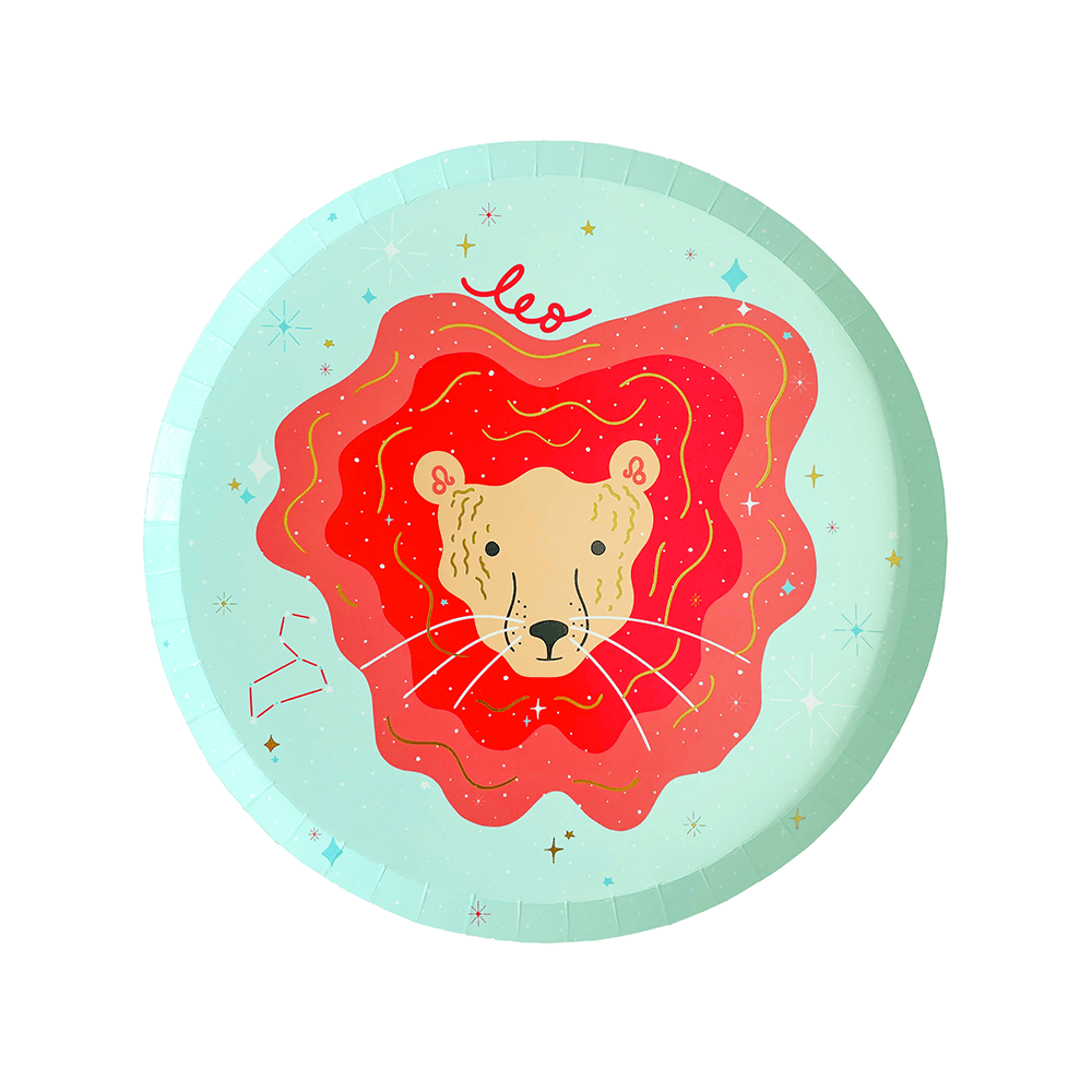Zodiac Leo Dinner Plates, Jollity & Co