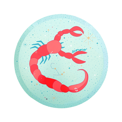 Zodiac Scorpio Dinner Plates, Jollity & Co
