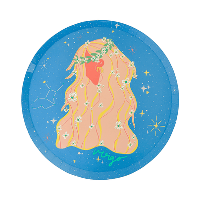 Zodiac Virgo Dinner Plates, Jollity & Co