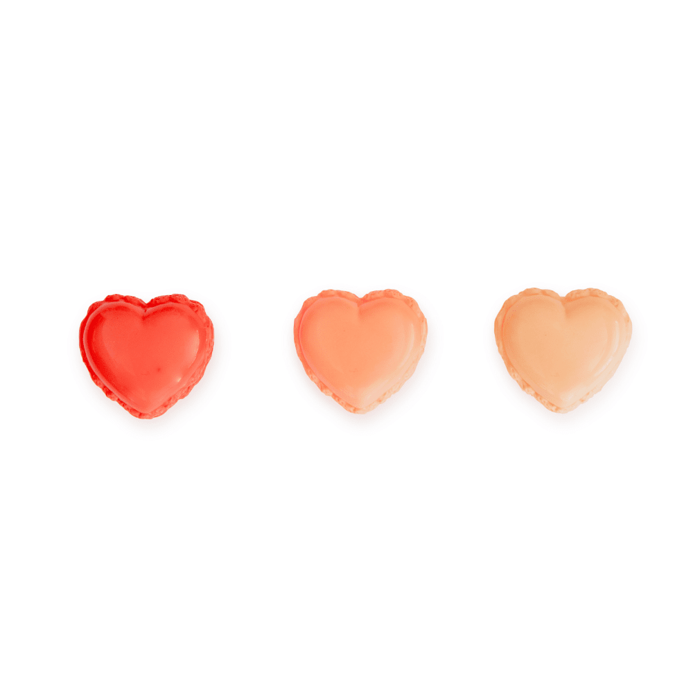 Heart Lip Balms - 3 Color Options