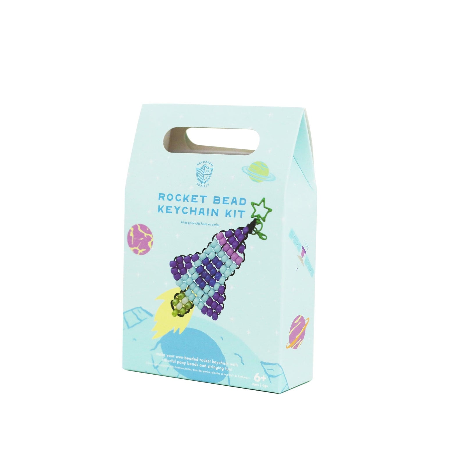 Lost In Space Rocket Ship Bead Keychain Kit, Daydream Society