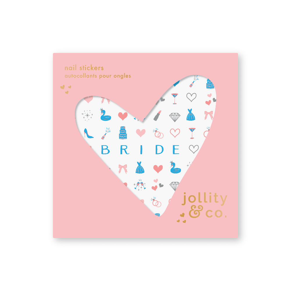 Camp Bachelorette Bride Nail Stickers, Jollity & Co