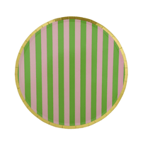 Camp Bachelorette Stripe Dinner Plates, Jollity & Co