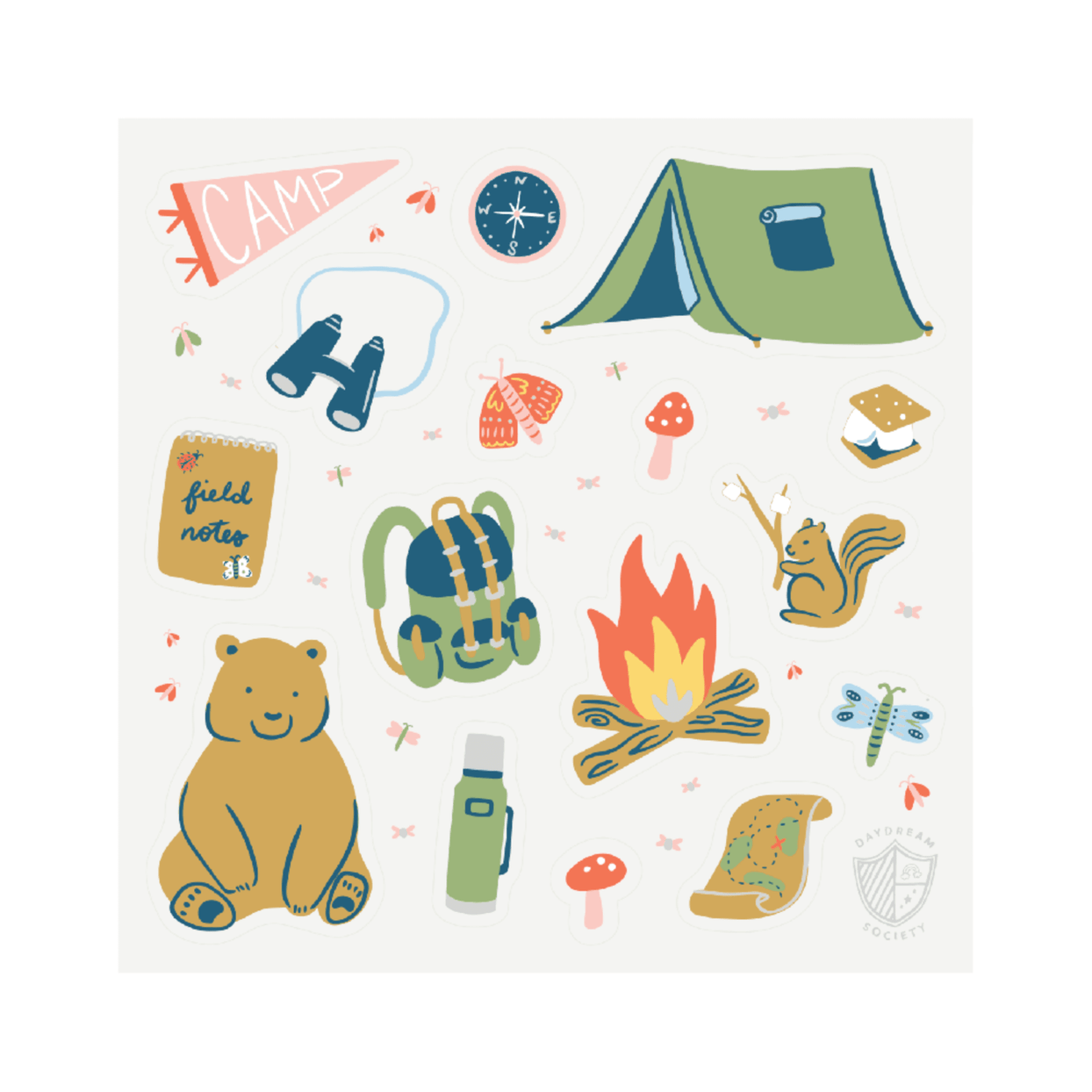 Camp Explorer Stickers, Daydream Society