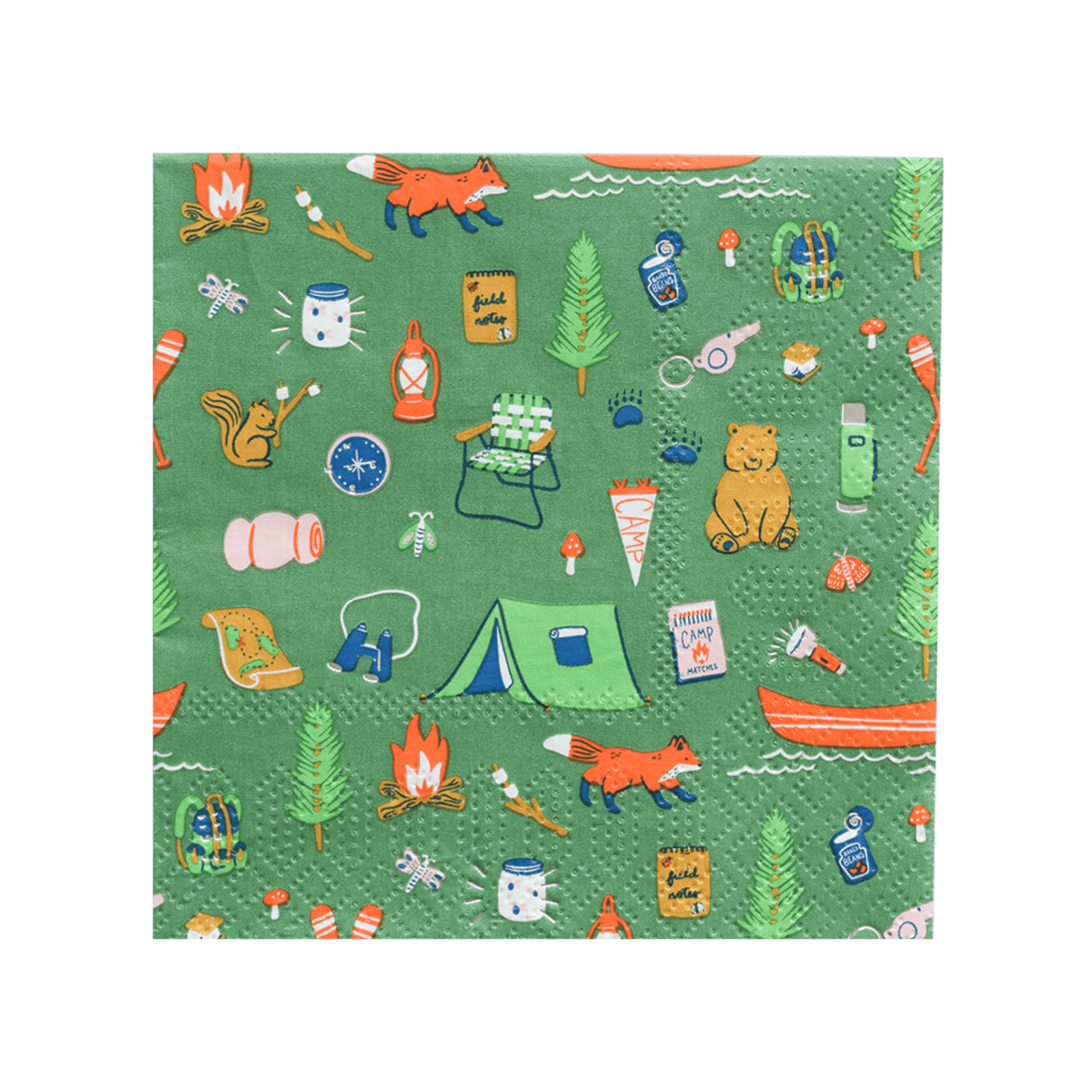 Camp Explorer Patterned Large Napkins, Daydream Society