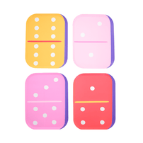 Game Night Dominoes Dinner Plates, Jollity & Co