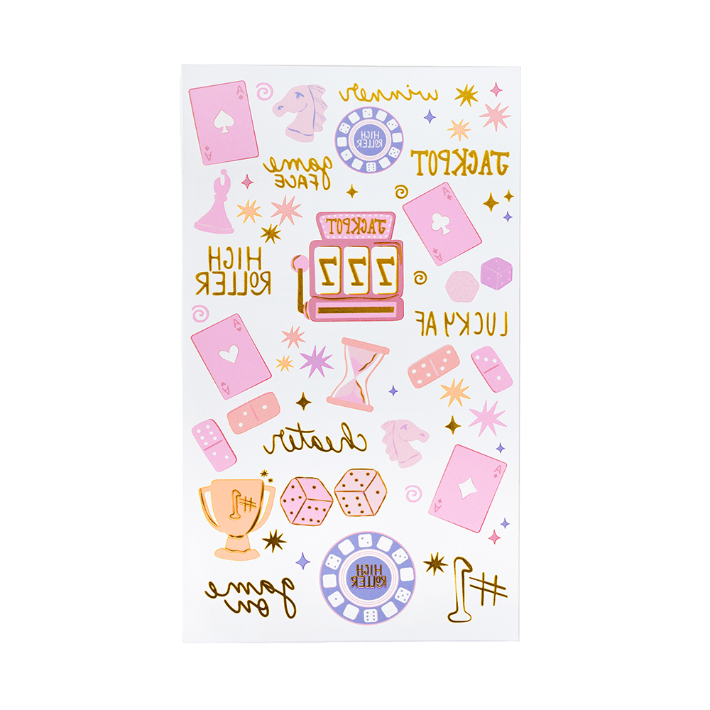 Game Night Tattoo Party Pack, Jollity & Co