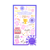 Game Night Tattoo Party Pack, Jollity & Co