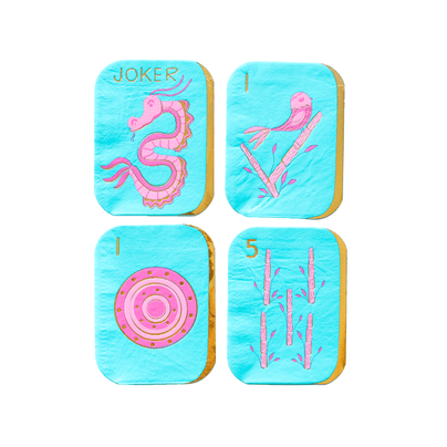 Game Night Mahjong Tile Guest Napkins, Jollity & Co