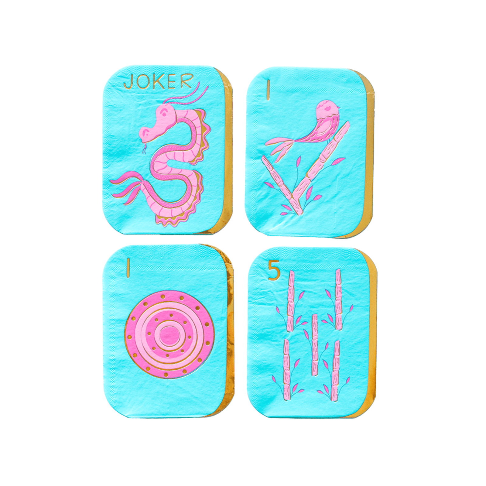 Game Night Mahjong Tile Guest Napkins, Jollity & Co