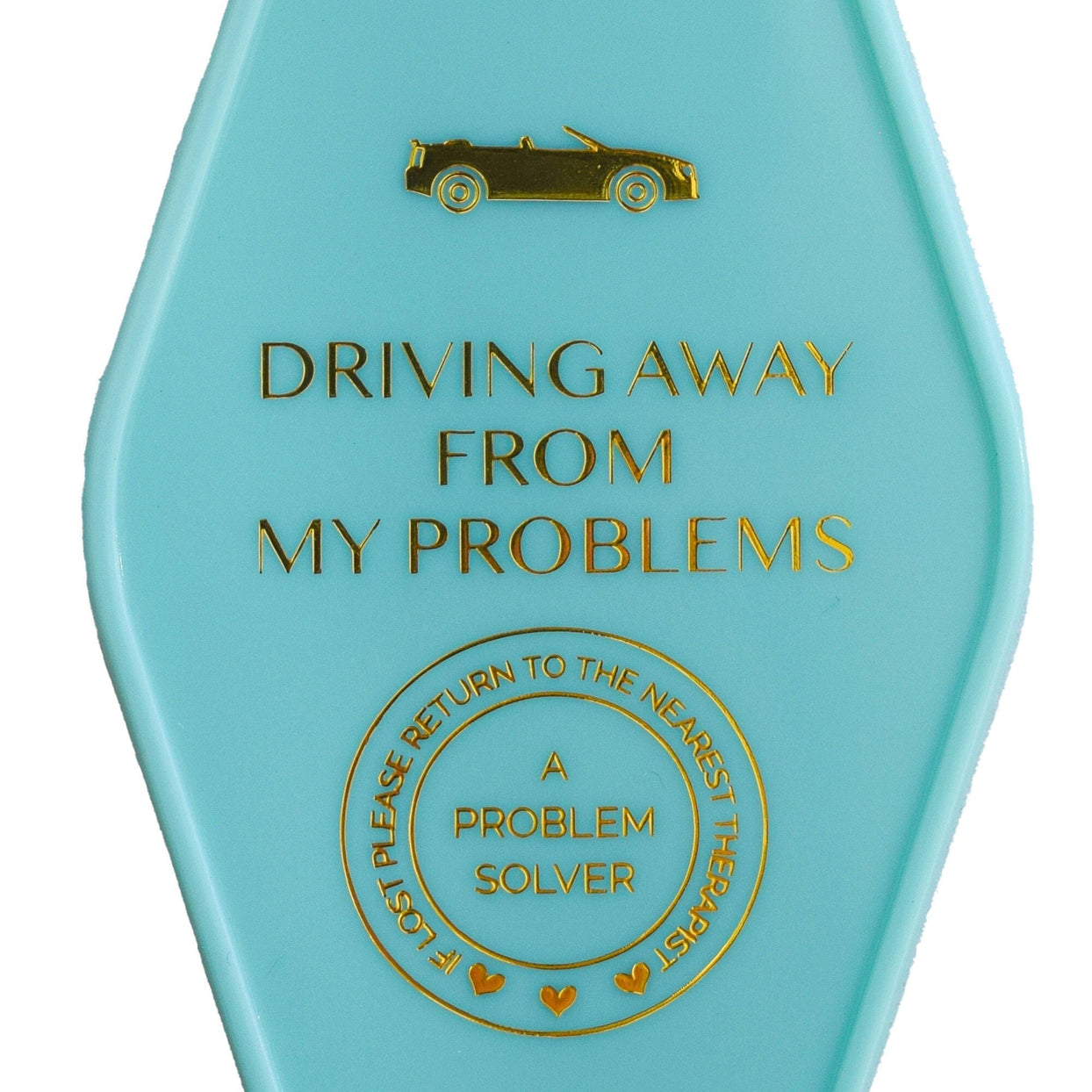Driving Away From My Problems Keychain, Jollity & Co