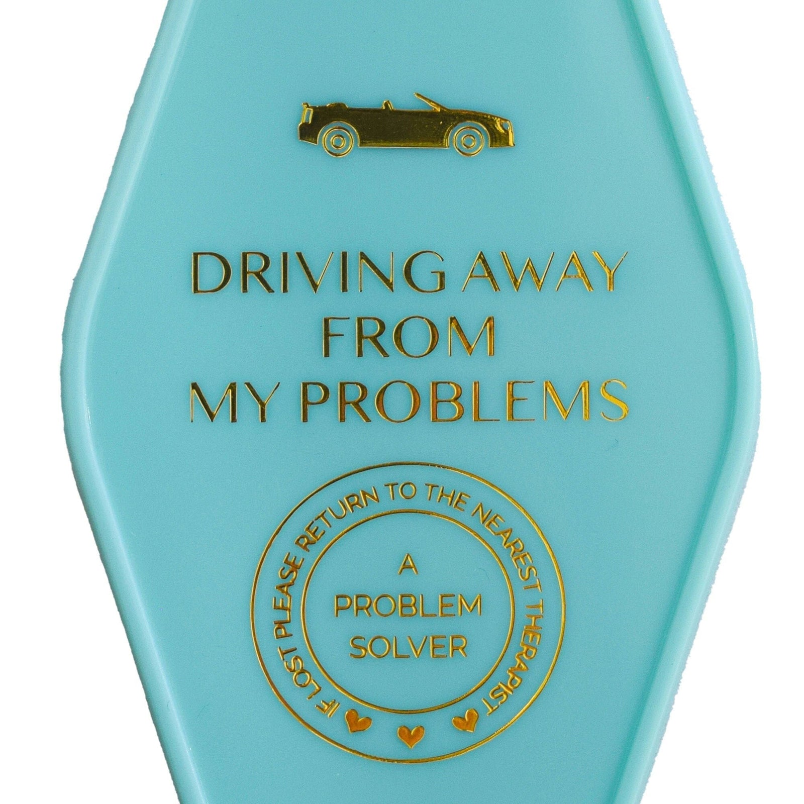Driving Away From My Problems Keychain, Jollity & Co
