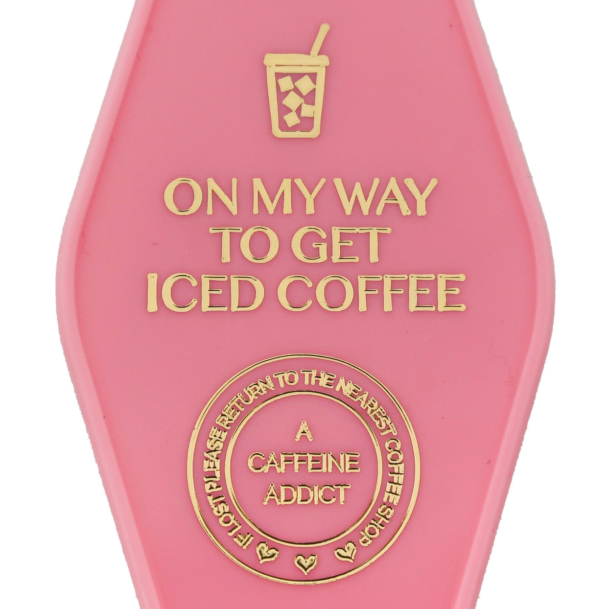 Giftables On My Way To Get Iced Coffee Keychain, Jollity & Co