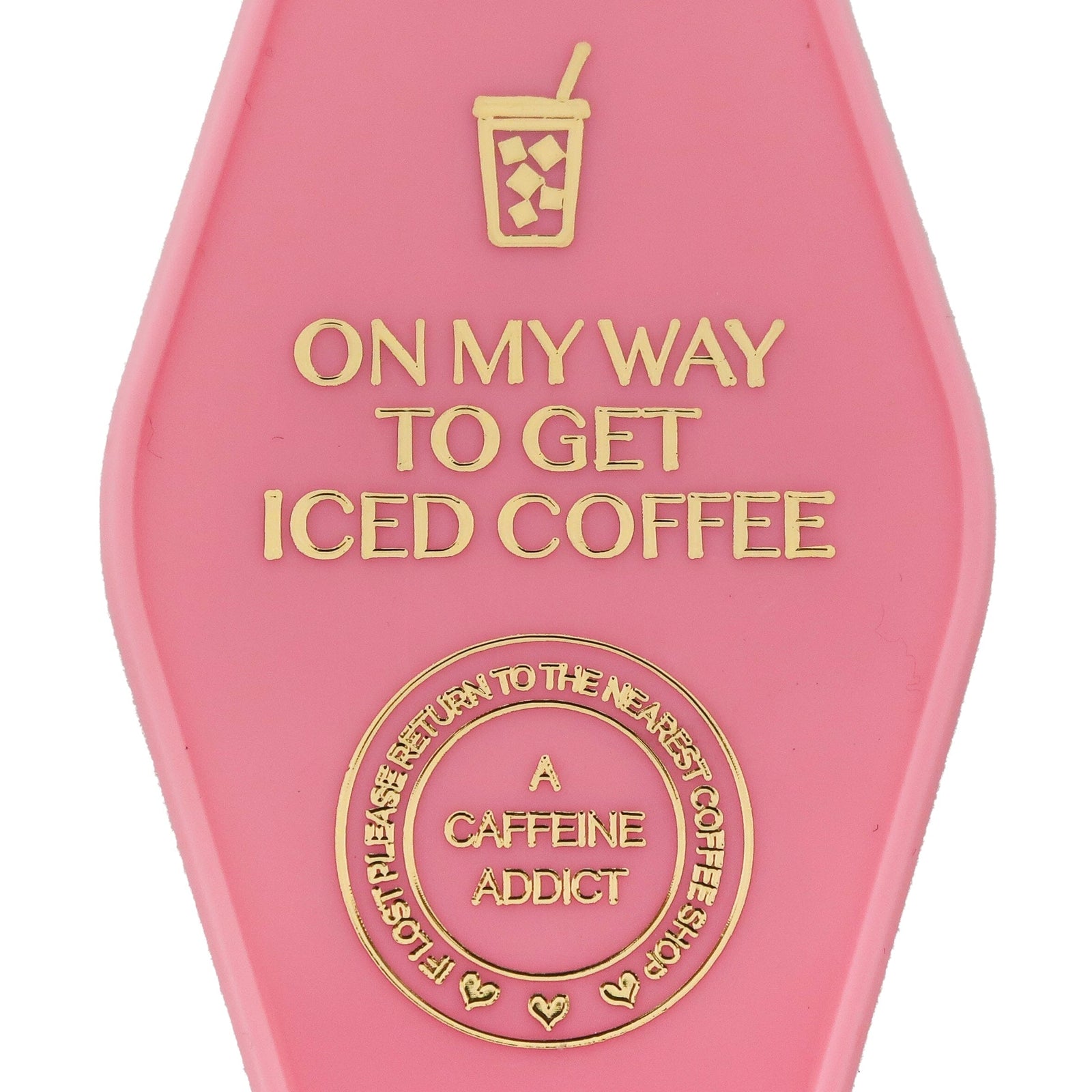 Giftables On My Way To Get Iced Coffee Keychain, Jollity & Co