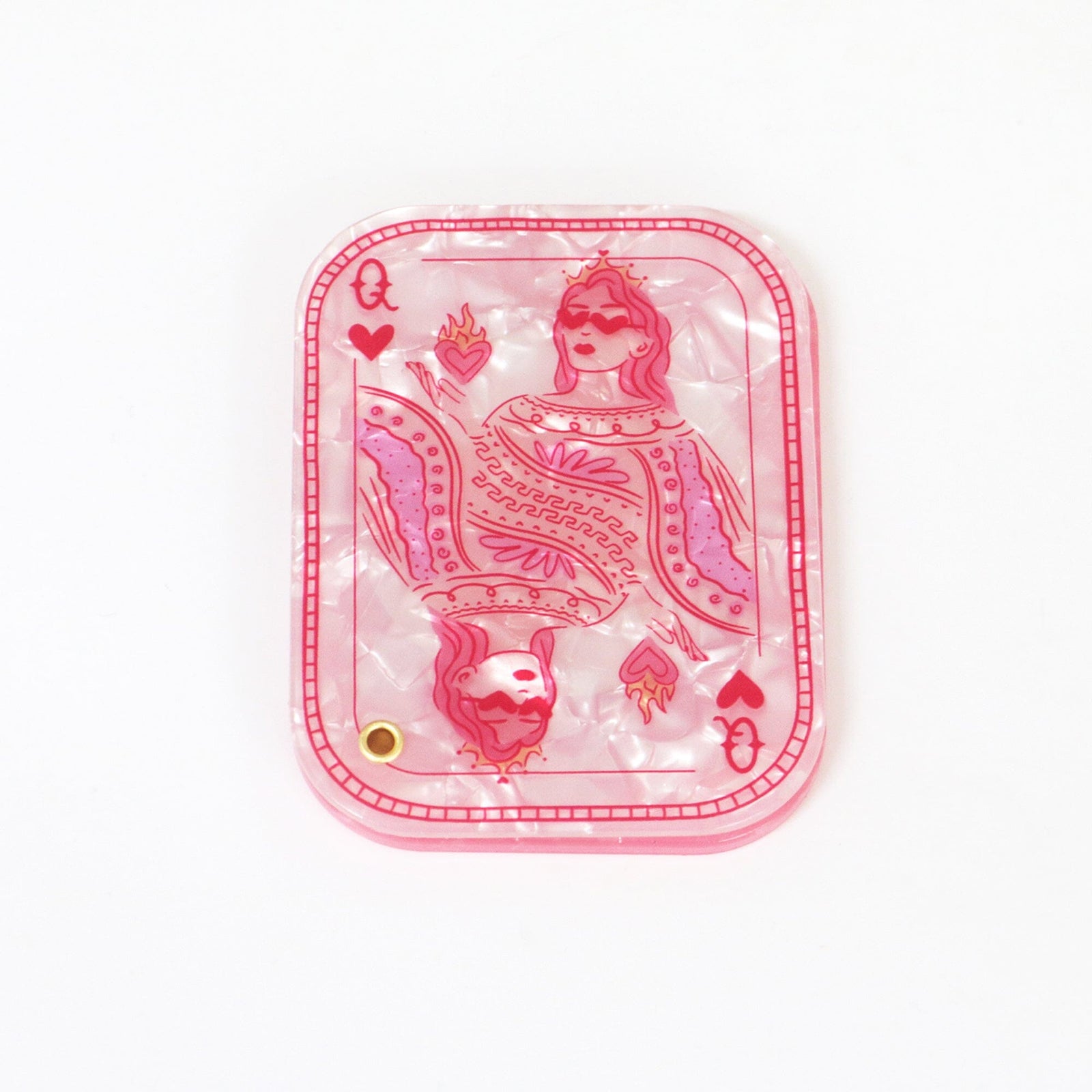 Queen of Hearts Compact Mirror, Jollity & Co