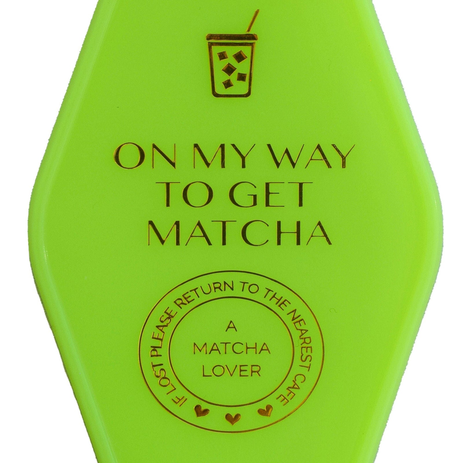 On My Way To Get Matcha Keychain, Jollity & Co