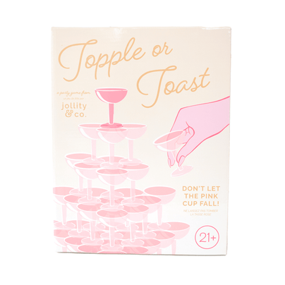 Jollity Games Topple or Toast Large Game Set, Jollity & Co