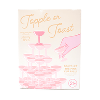 Jollity Games Topple or Toast Large Game Set, Jollity & Co