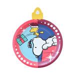  Snoopy's Seasons Greetings Ornament Canapé Plates, Jollity & Co