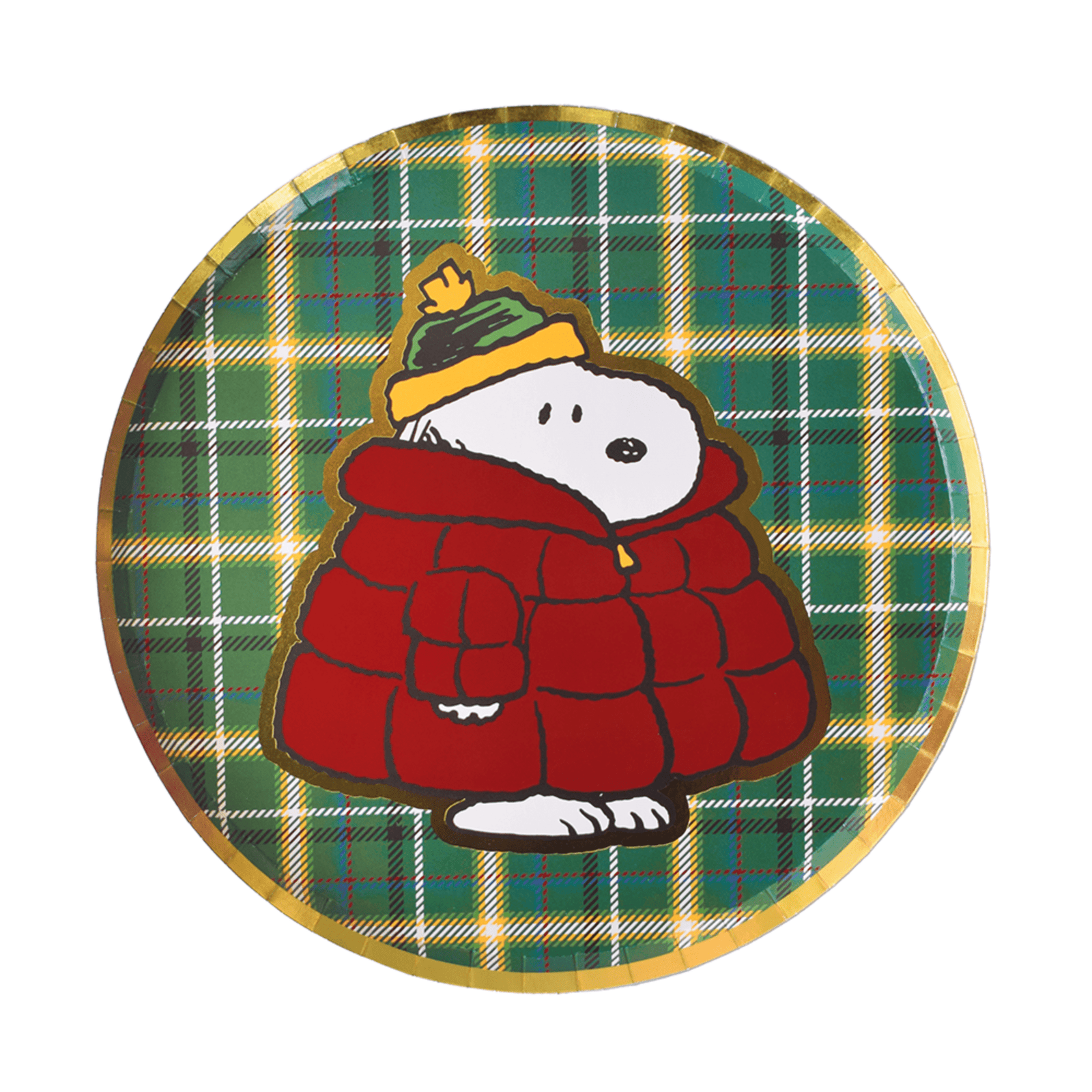 Peanuts Classic Christmas Snoopy Dinner Plates, Jollity & Co