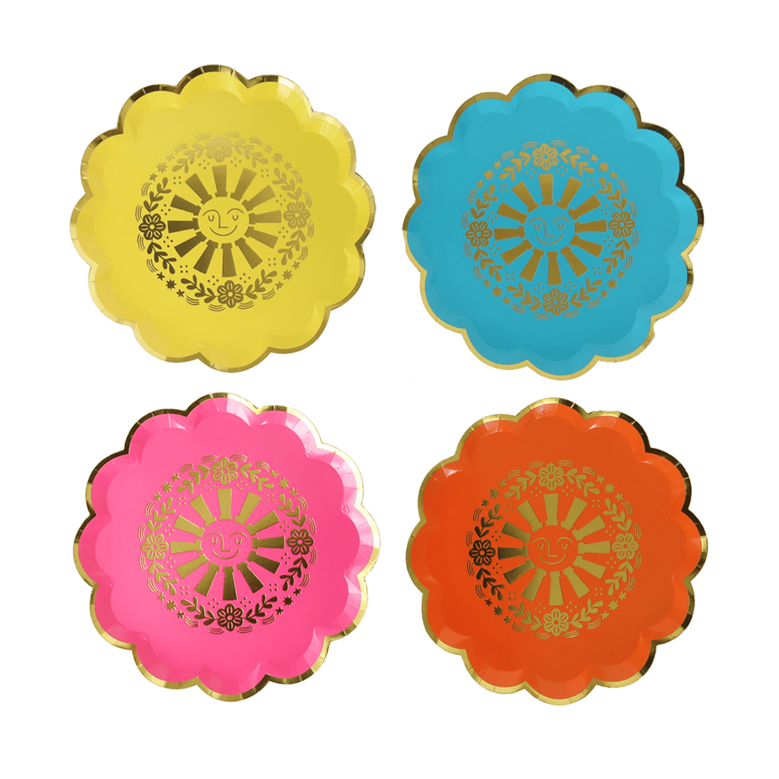 Taco 'Bout A Party Scalloped Sun Small Plates, Daydream Society