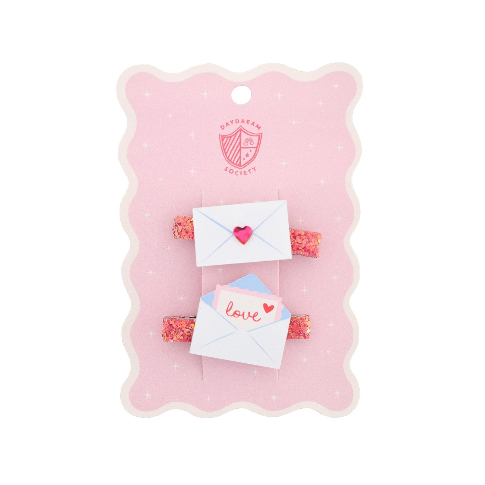 Love Birds Love Notes Hair Clip Set, Daydream Society