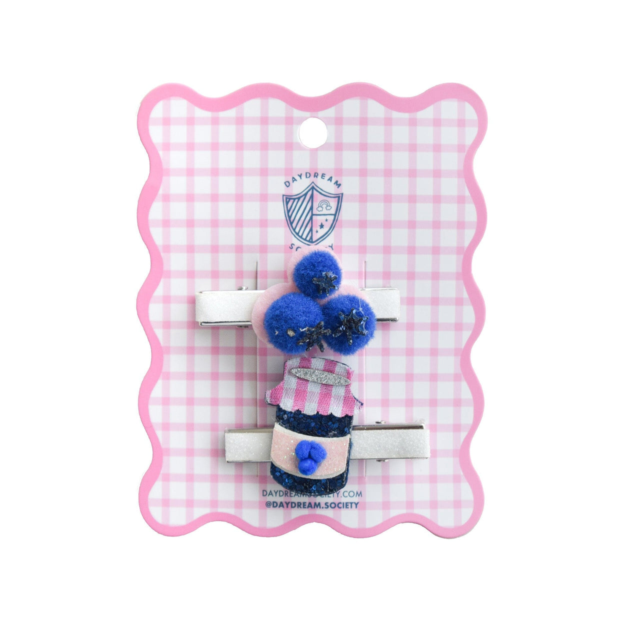Breakfast Blueberry Jam Hair Clip Set, Daydream Society