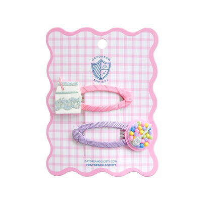 Breakfast Milk + Cereal Hair Clip Set, Daydream Society