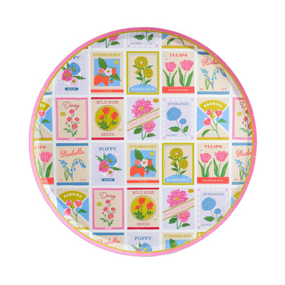 In Bloom Seed Packet Dinner Plates, Jollity & Co