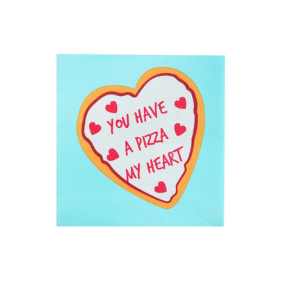 Y2K Pizza My Heart Cocktail Napkins, Jollity & Co