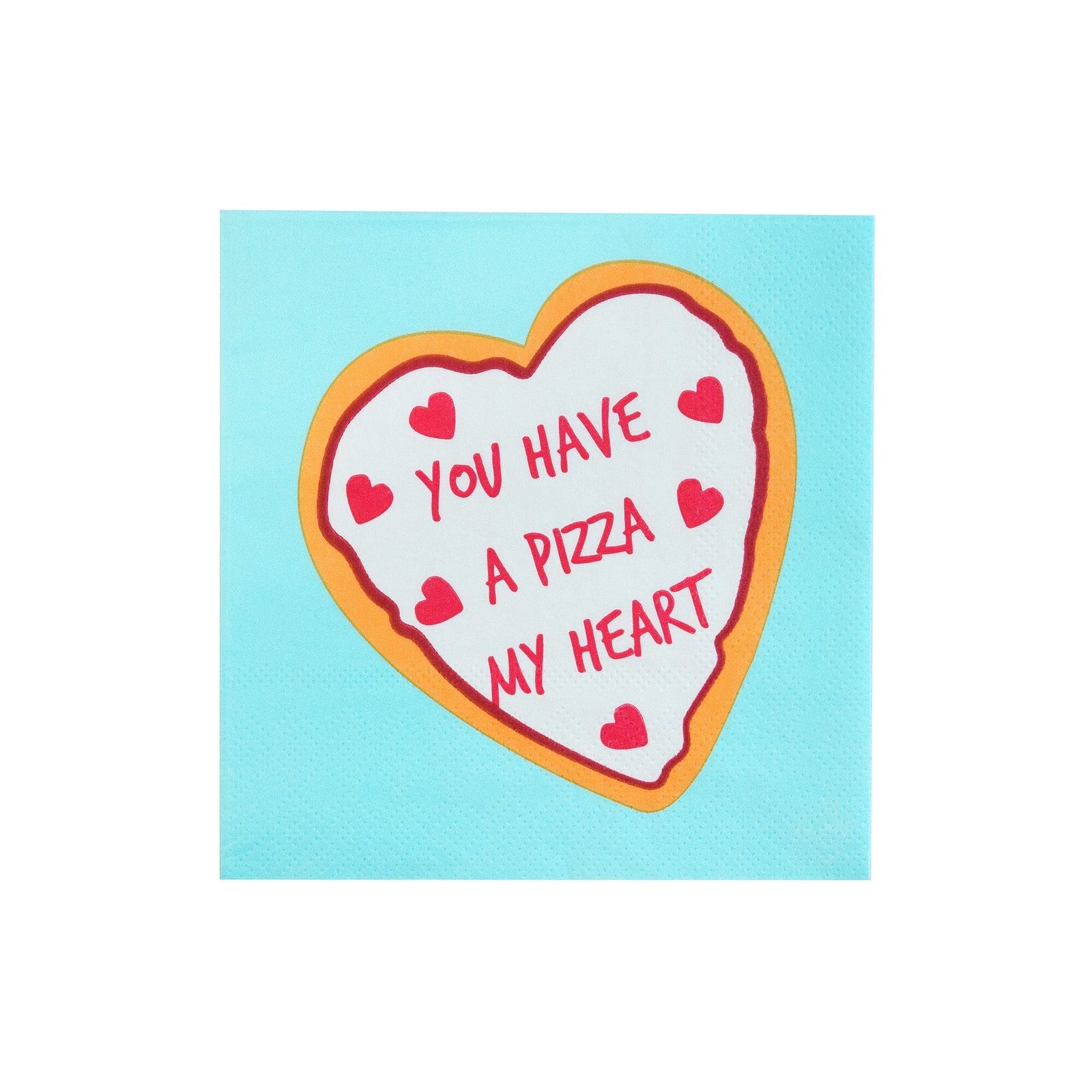 Y2K Pizza My Heart Cocktail Napkins, Jollity & Co