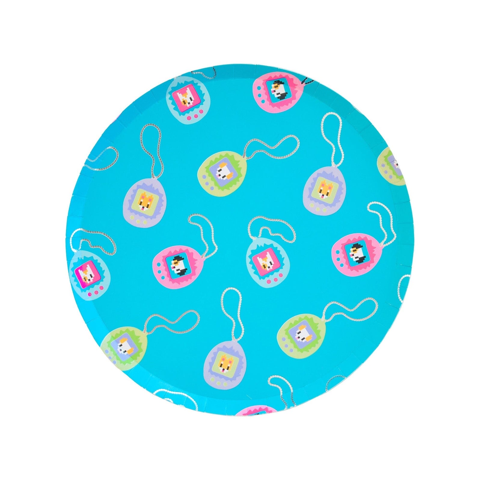 Y2K Pixel Pals Dessert Plates, Jollity & Co