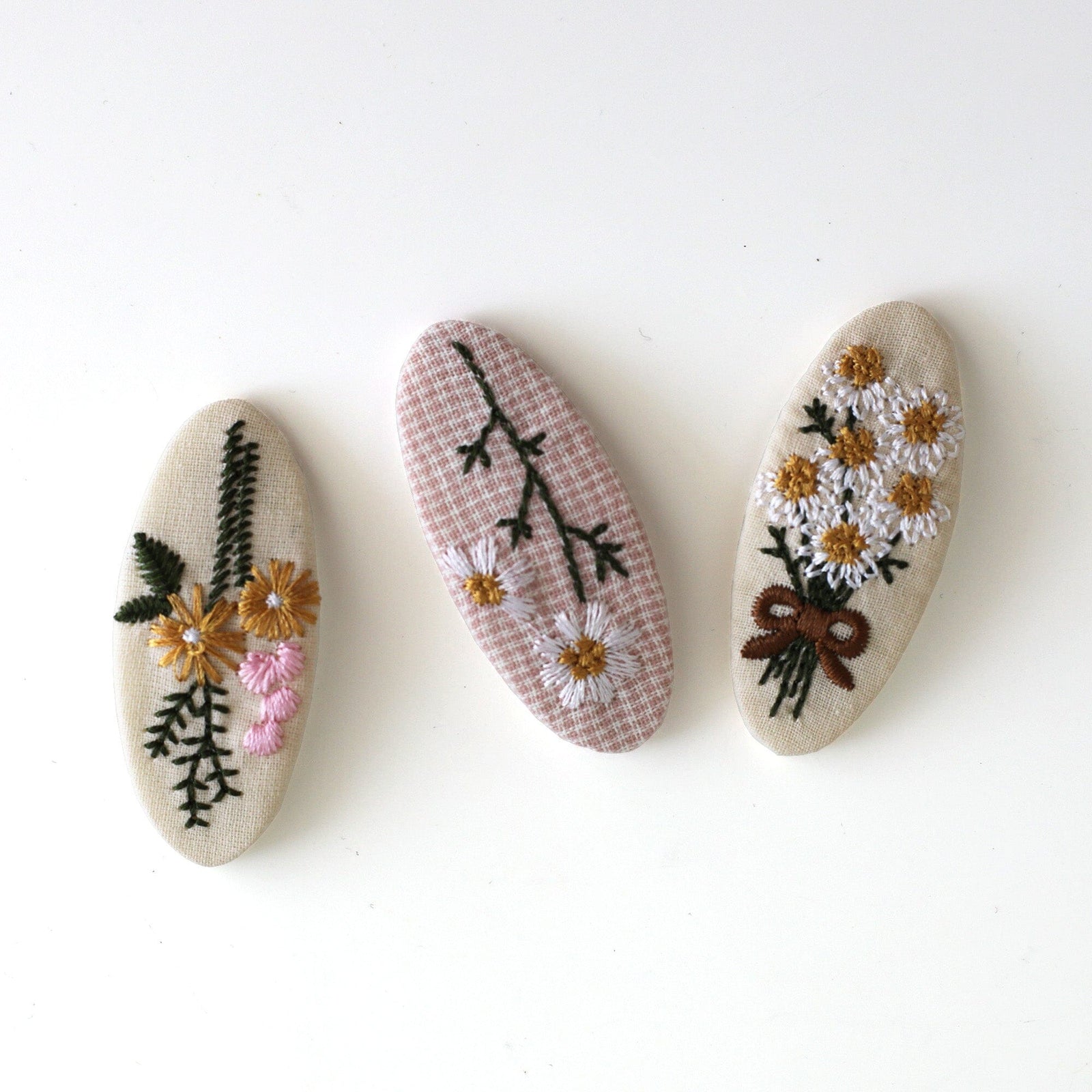 Embroidered Bouquet Hair Clip Set, Shop Sweet Lulu