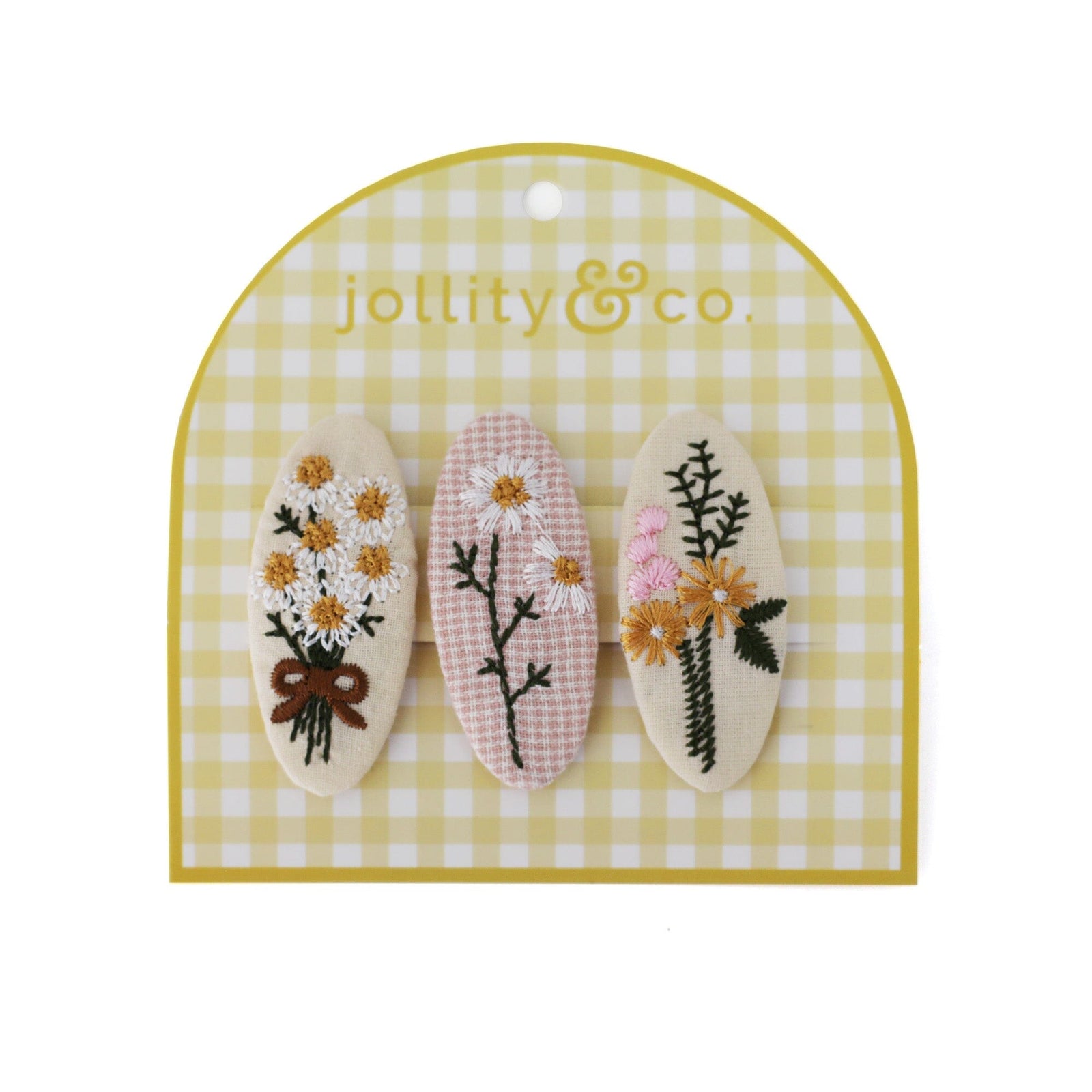 Embroidered Bouquet Hair Clip Set, Shop Sweet Lulu