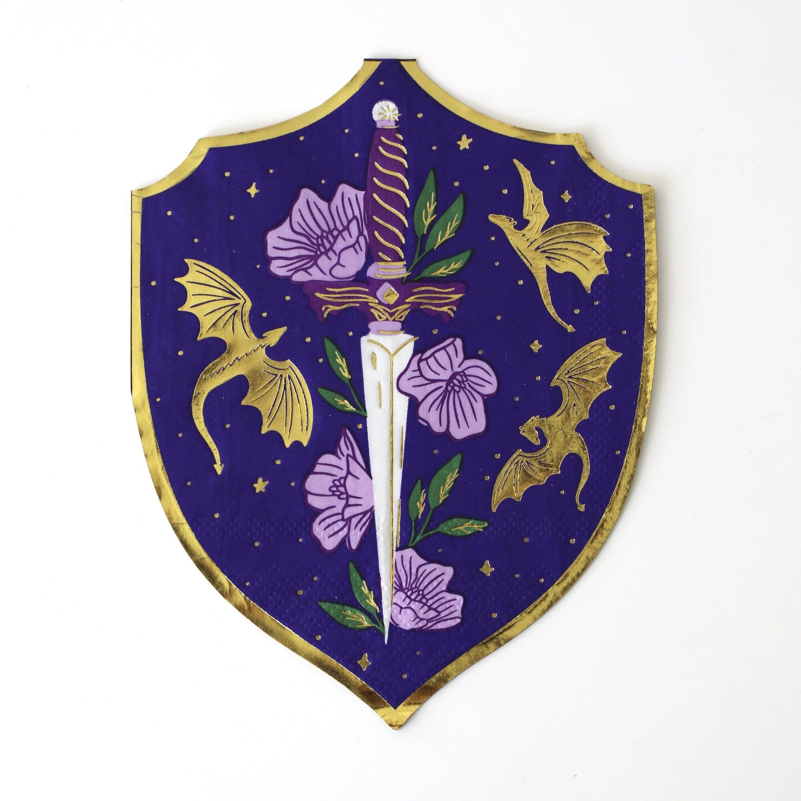 Romantasy Shield & Dagger Large Napkins, Jollity & Co
