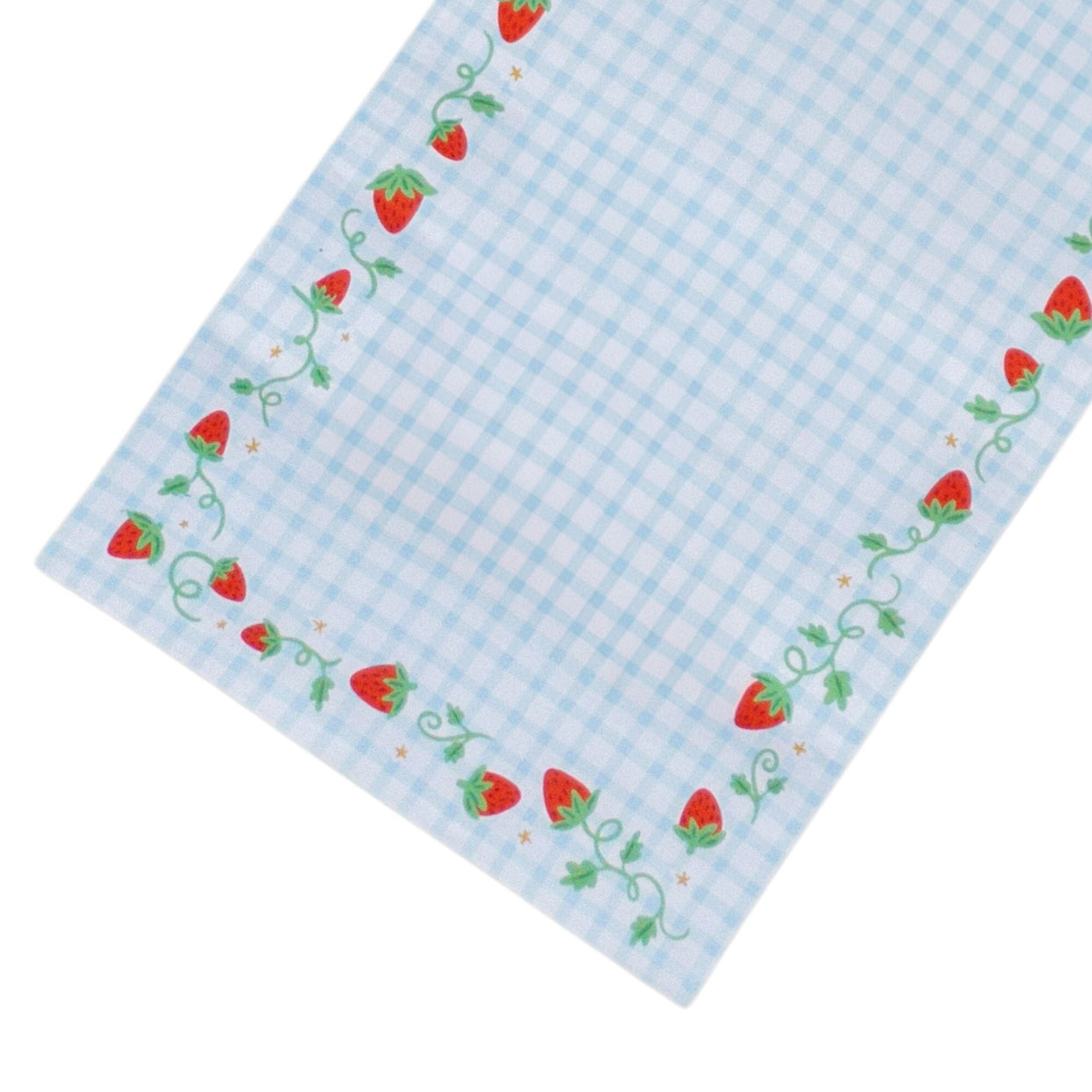Strawberry Picnic Gingham Table Runner, Daydream Society