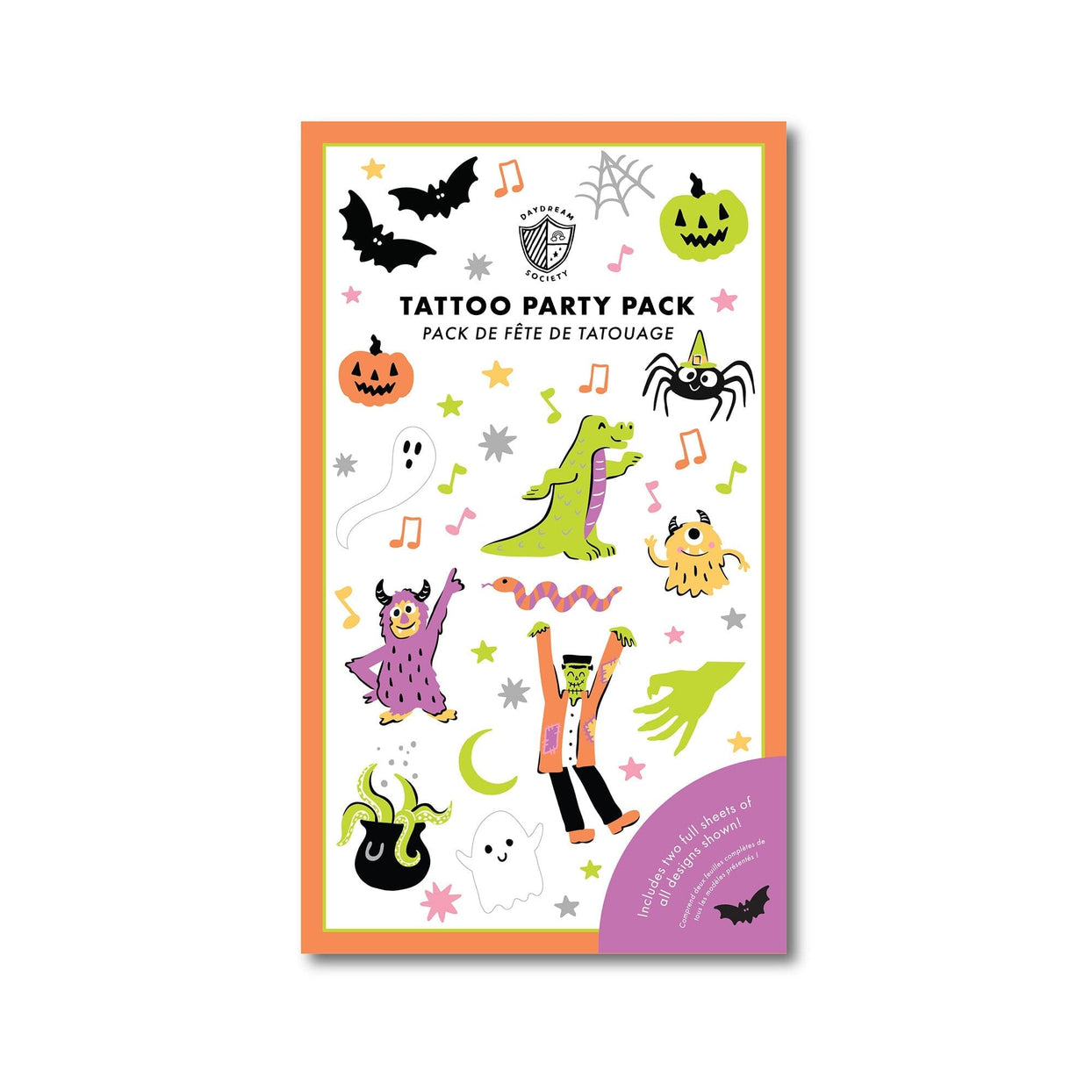 Monster Mash Tattoo Party Pack, Daydream Society