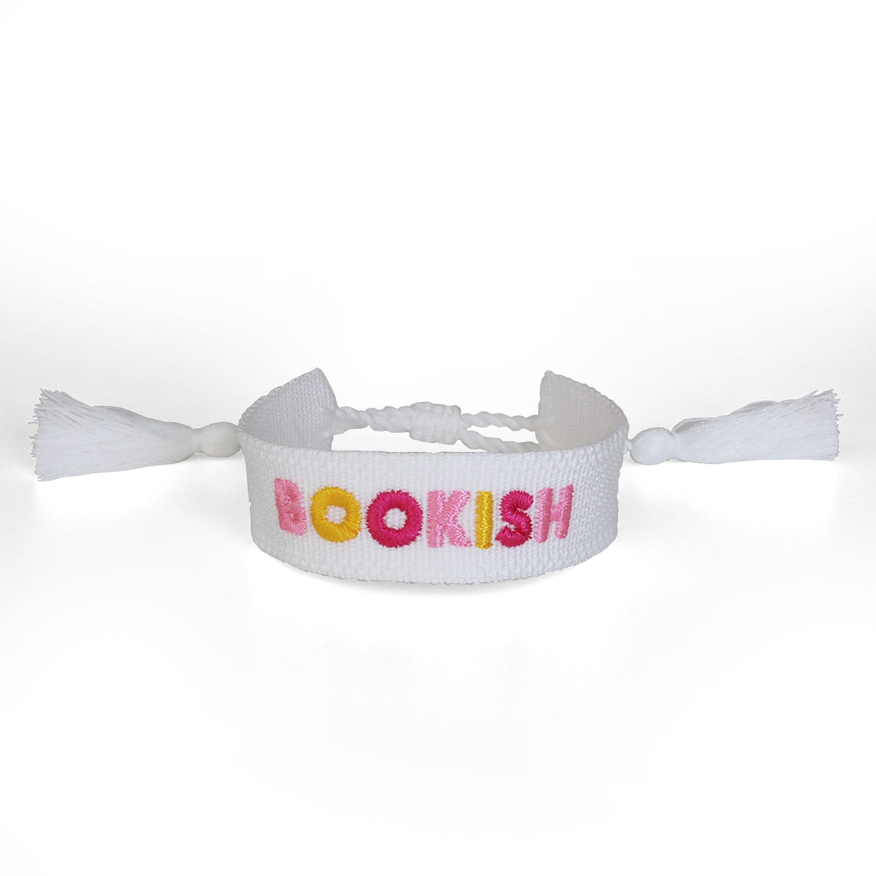 Book Club Themed Embroidered Bracelets - Bookish, Jollity & Co