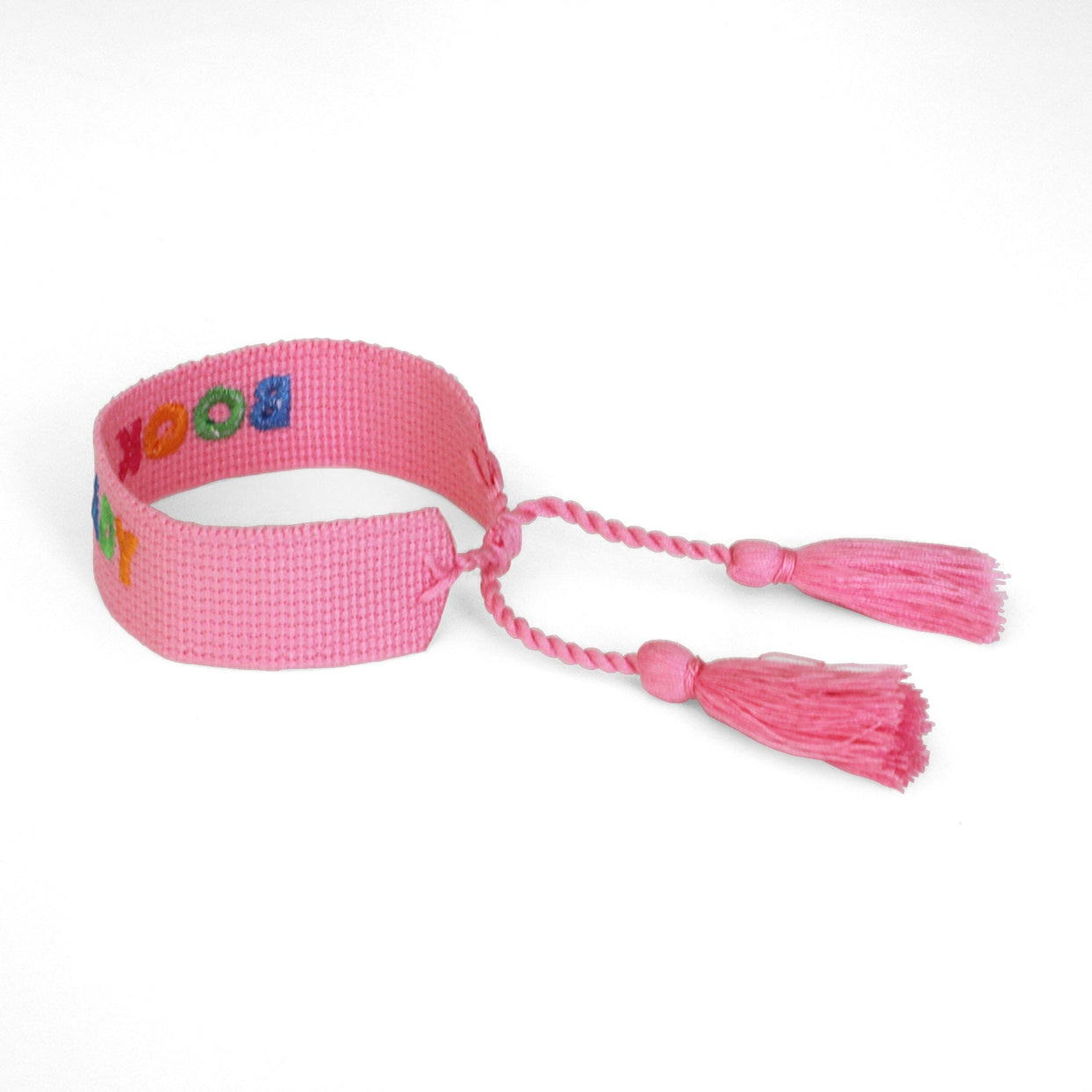 Book Club Themed Embroidered Bracelets - Book Lady, Jollity & Co